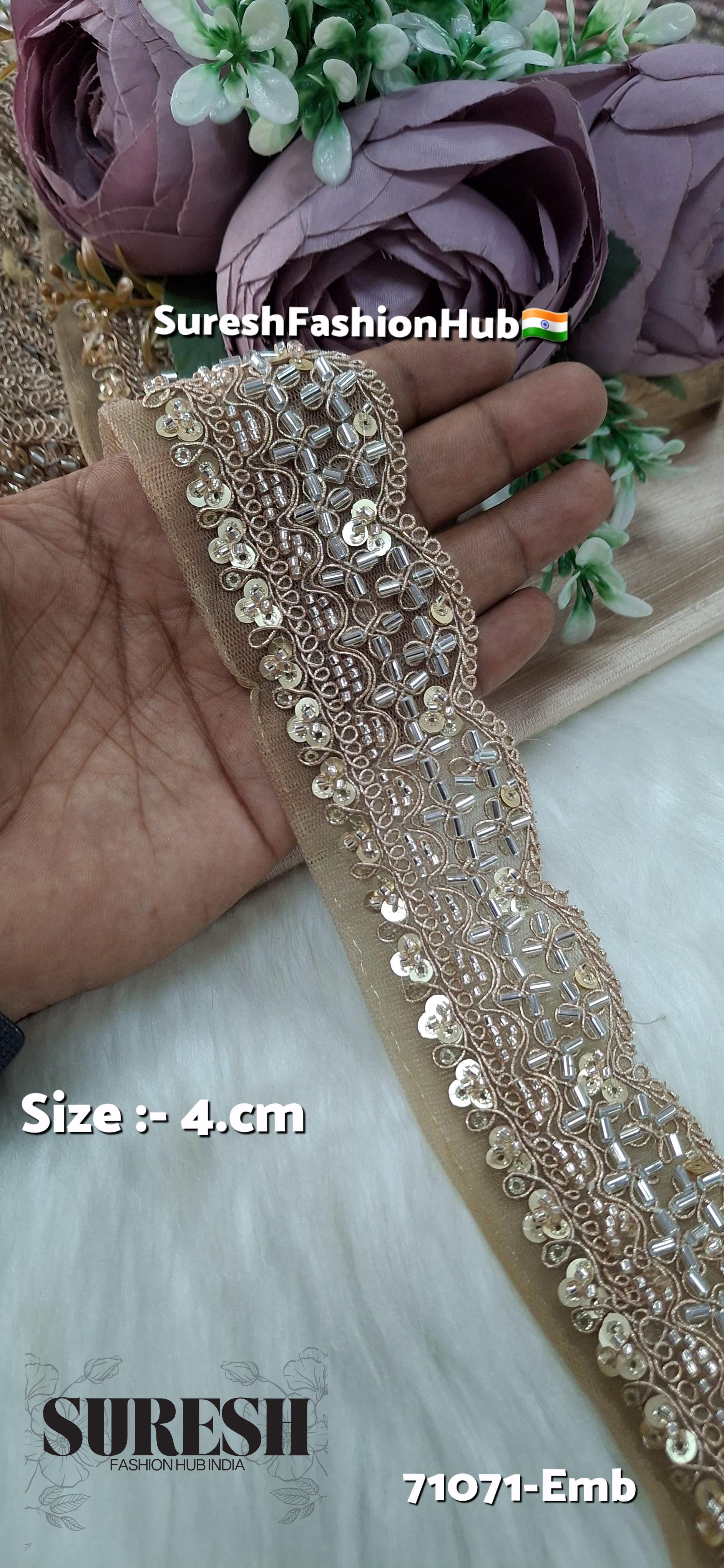 Floral Cutwork Lace