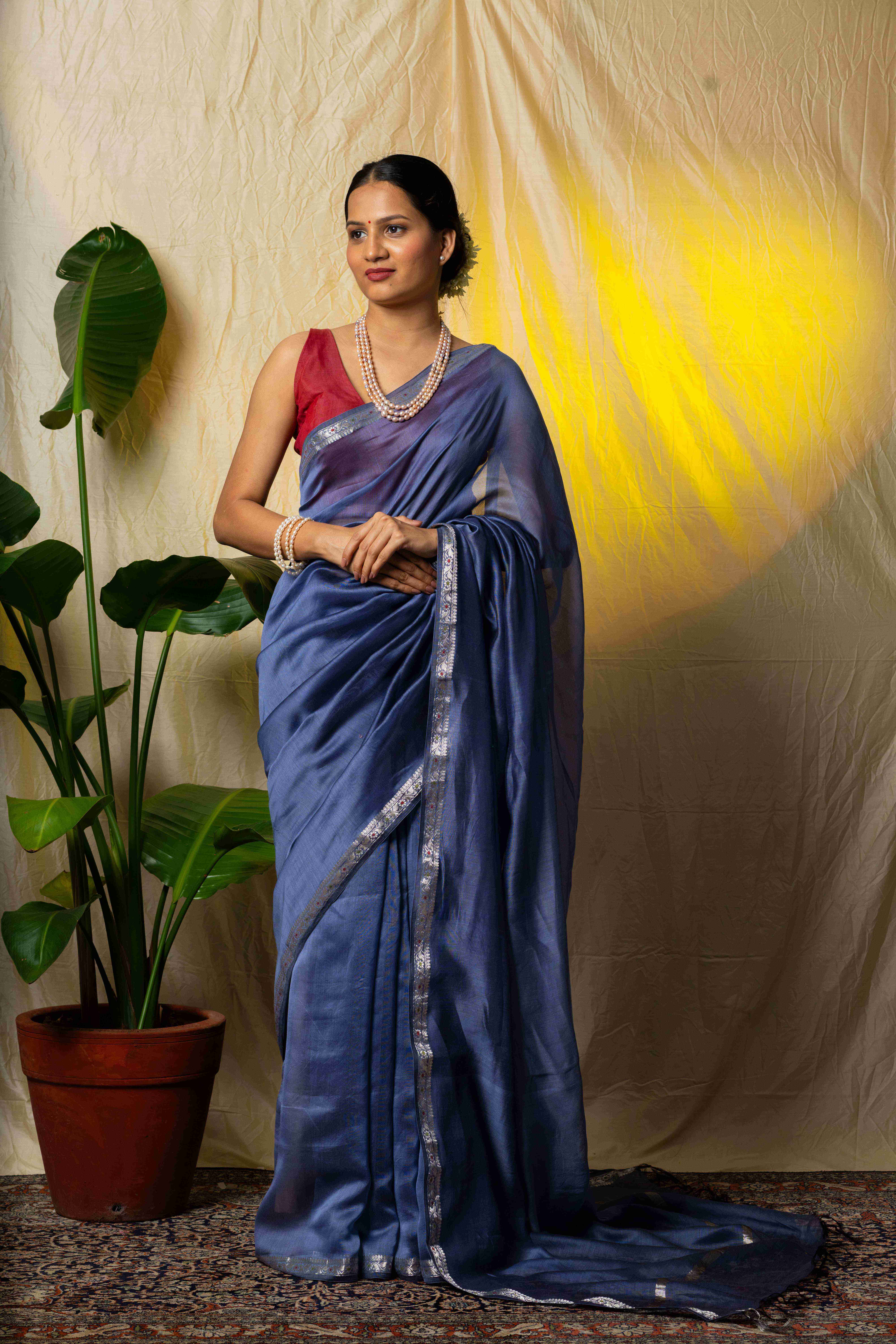 Maheshwari Silk  Saree