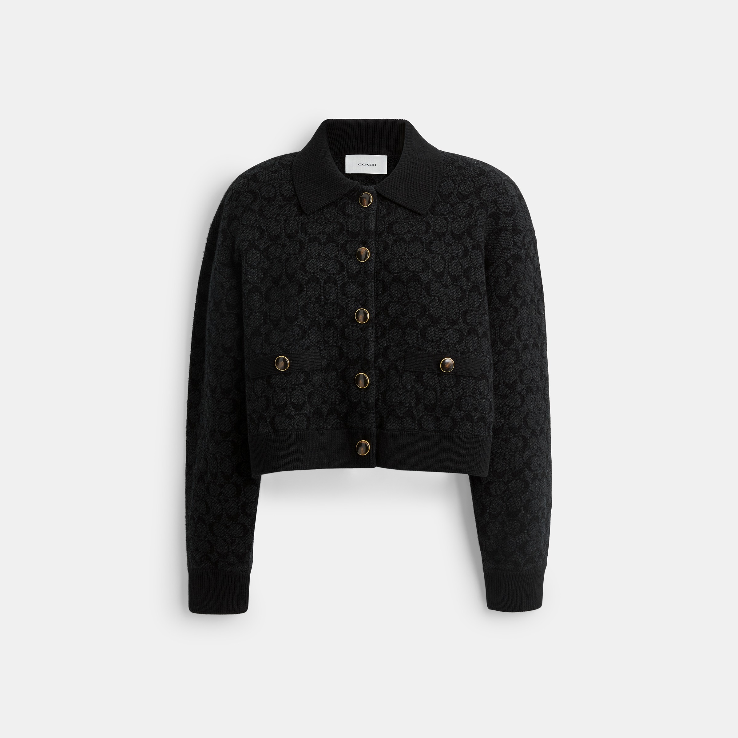 Signature Cropped Cardigan