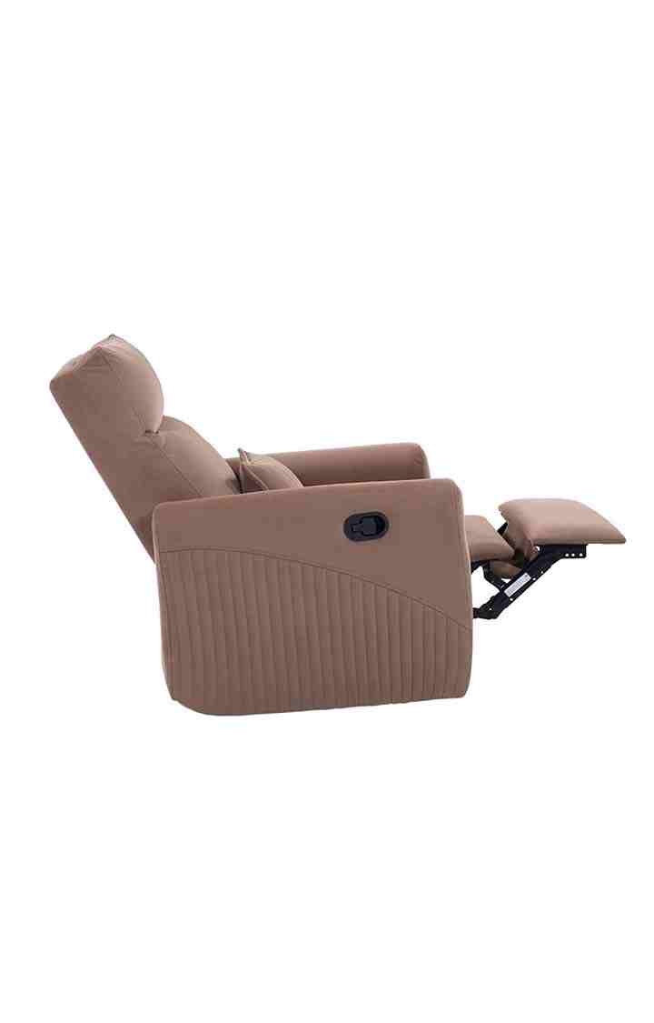 NEUDOT Eazy Boy Single Seater Fabric Recliner - Devine Brown