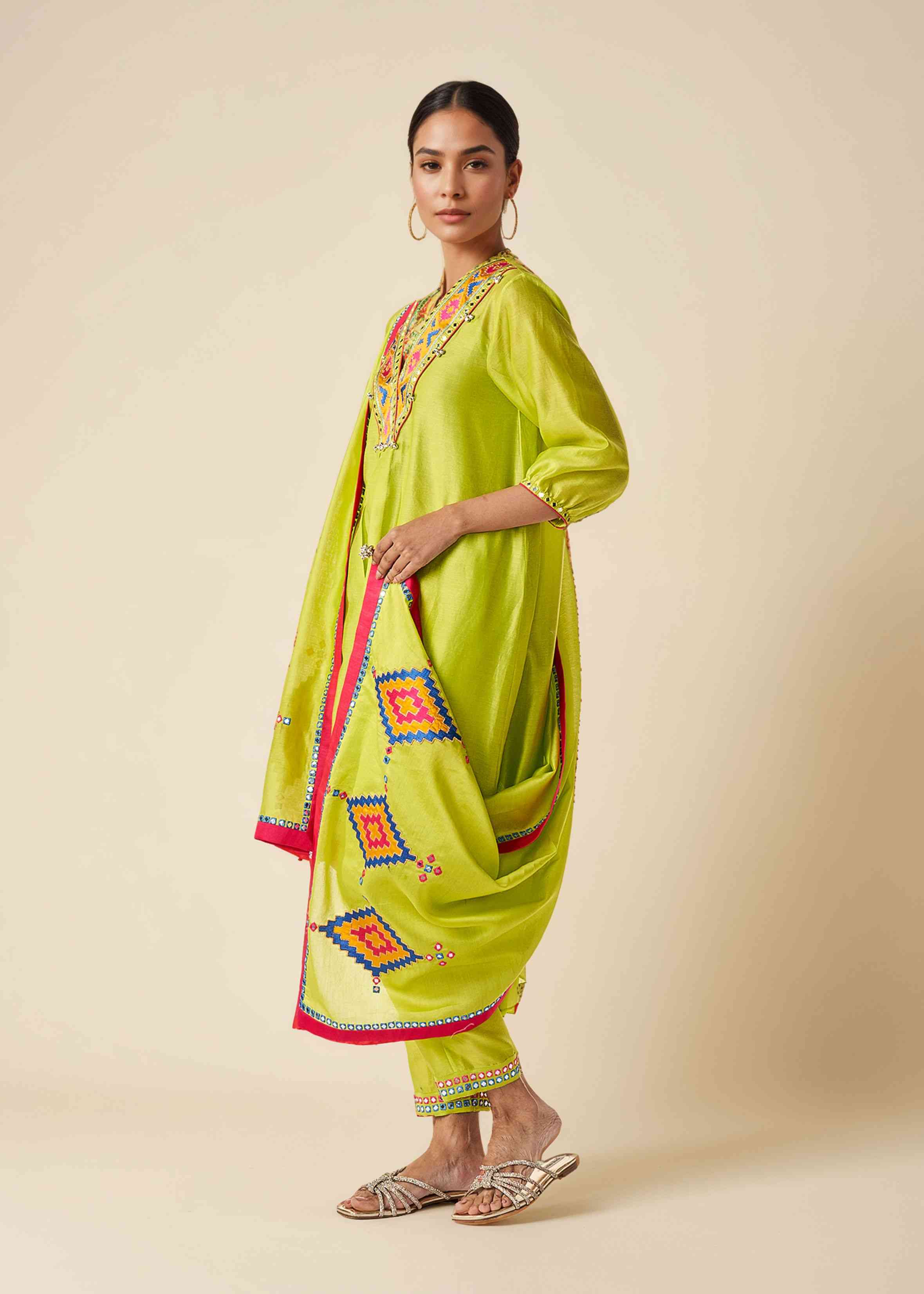Lime Green Dupatta