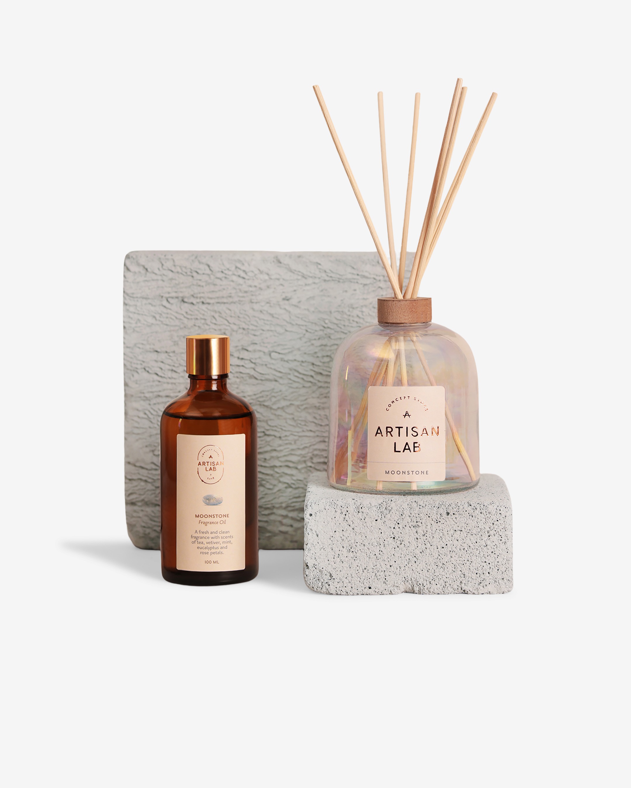 Moonstone Diffuser Set