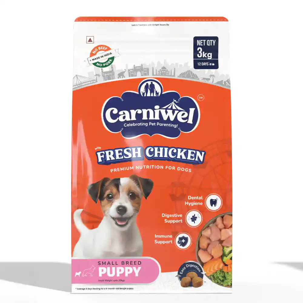 Carniwel Fresh Chicken Puppy Small dogs 1KG – (Best Before Feb’26)