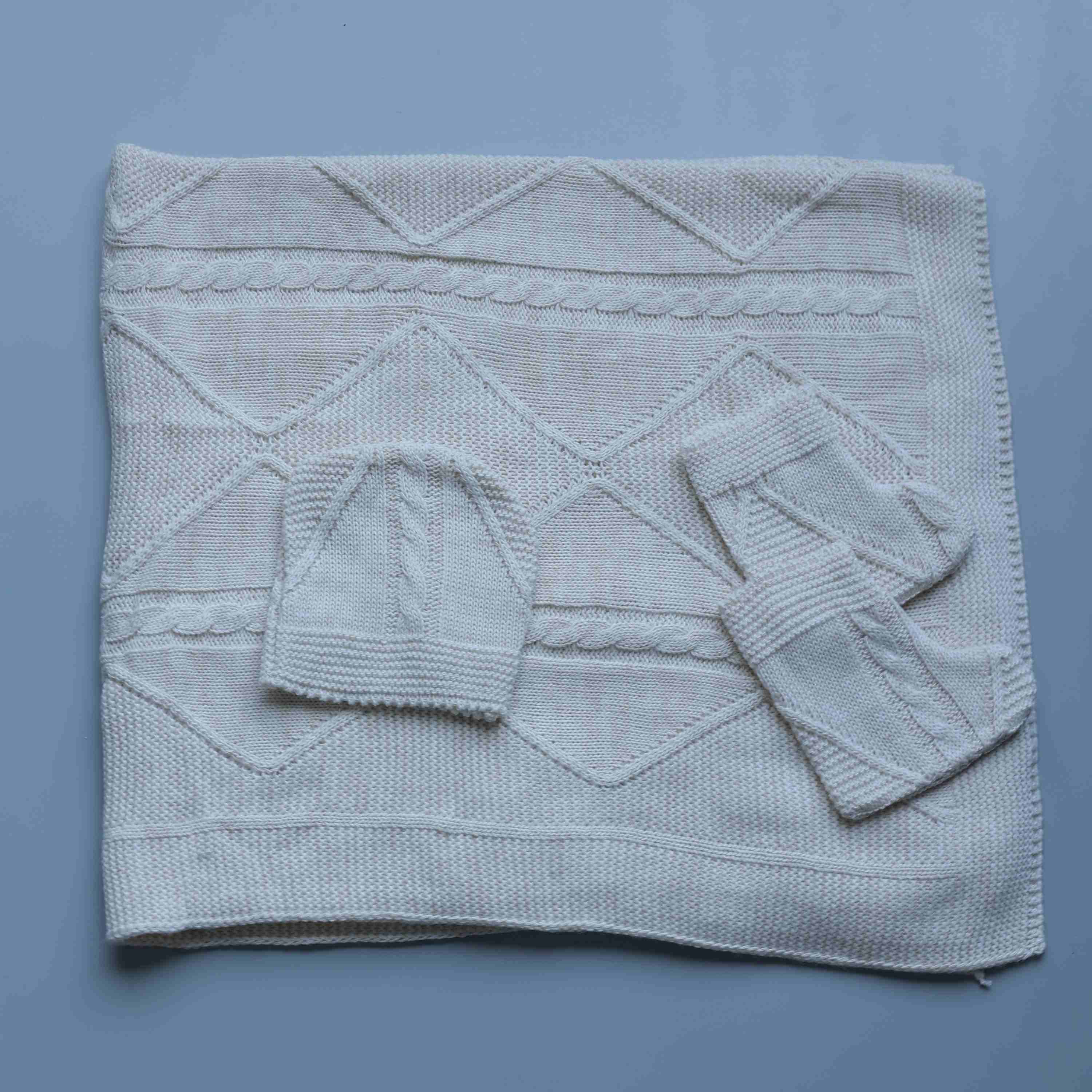 Cozy Sand Knitted Winter Set