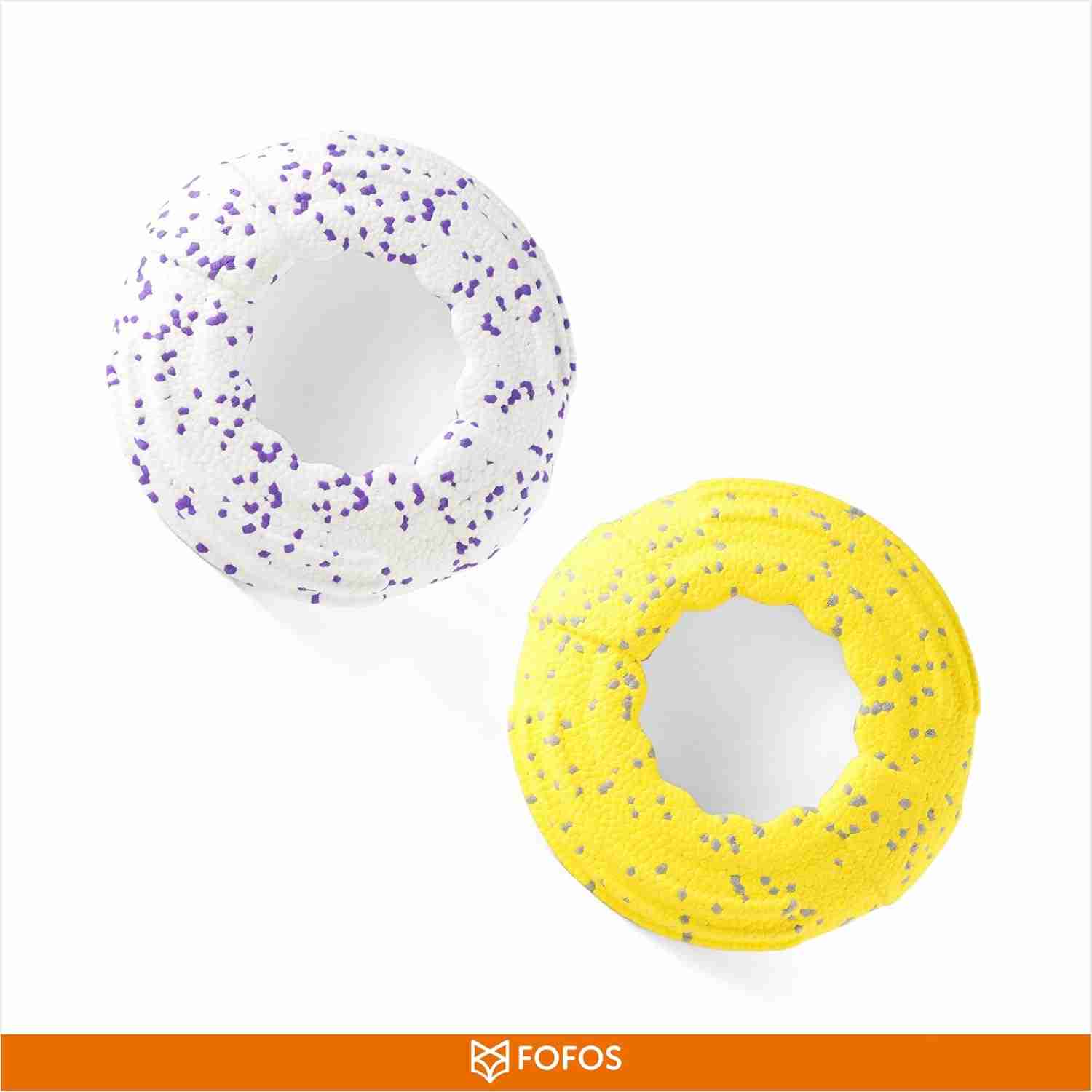 Barkbutler Fofos Super Lightweight and Durable Flyer Tug Toy for Dogs (White)