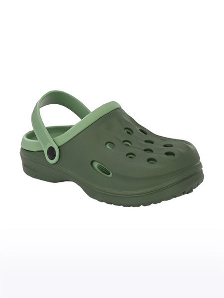Boys Green Clogs