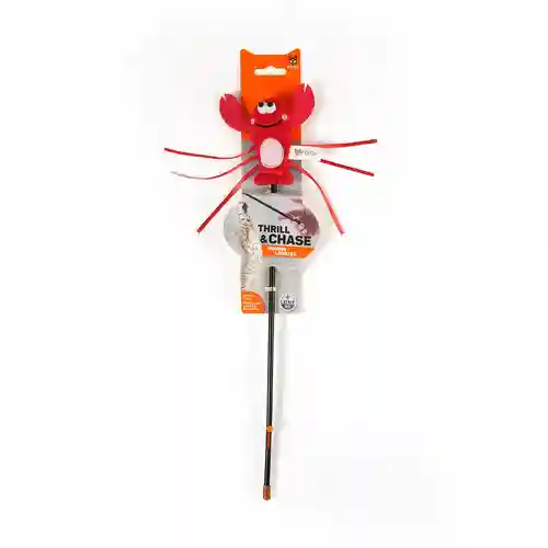 Barkbutler Fofos Wand Moving Lobster Toy for Cats