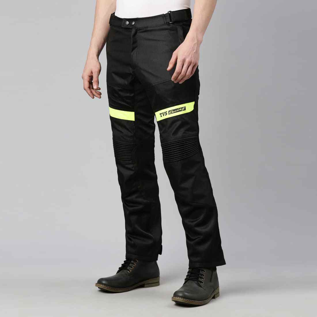 TVS Racing | Riding Pant | Black & Neon | Size Medium