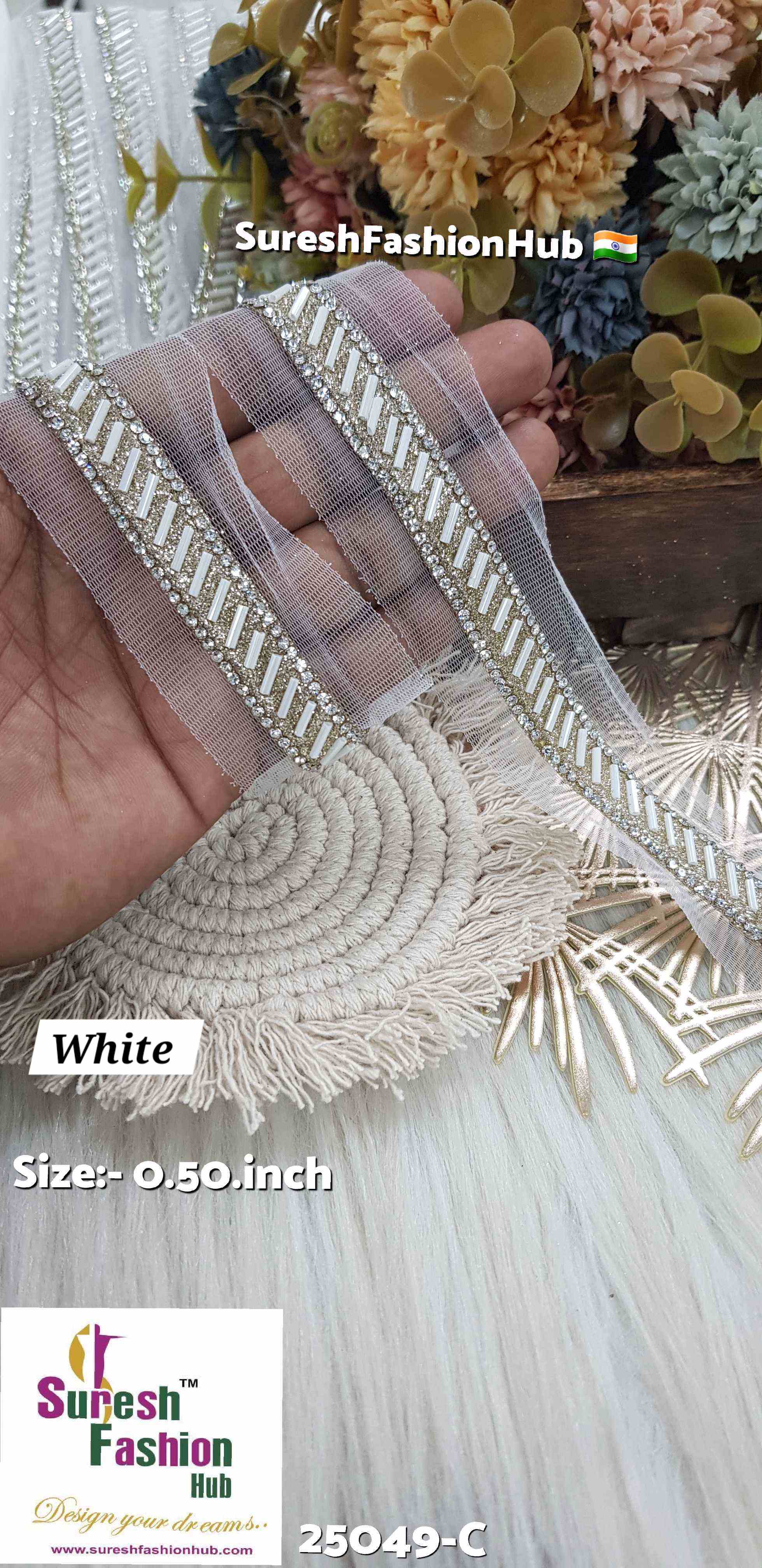White Sparkle Borders