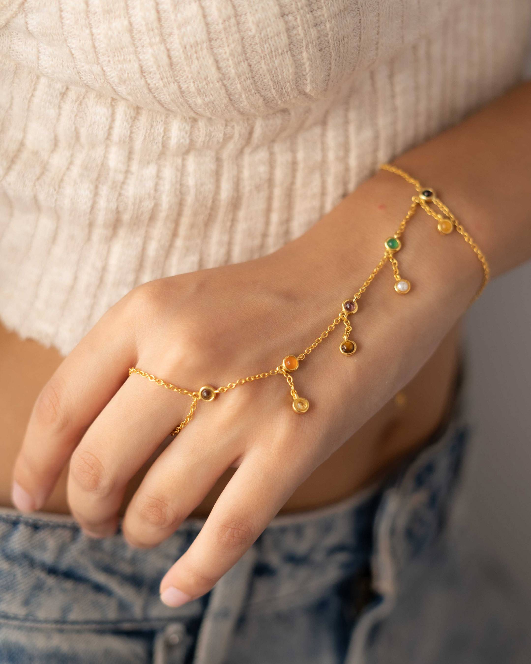 Navrattan Hand Chain
