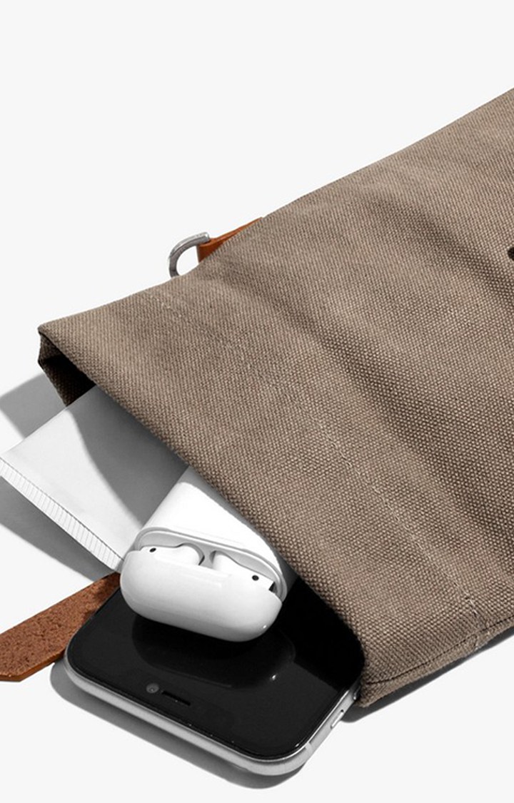 Women's Khaki Beige Scout  Crossbody Bag