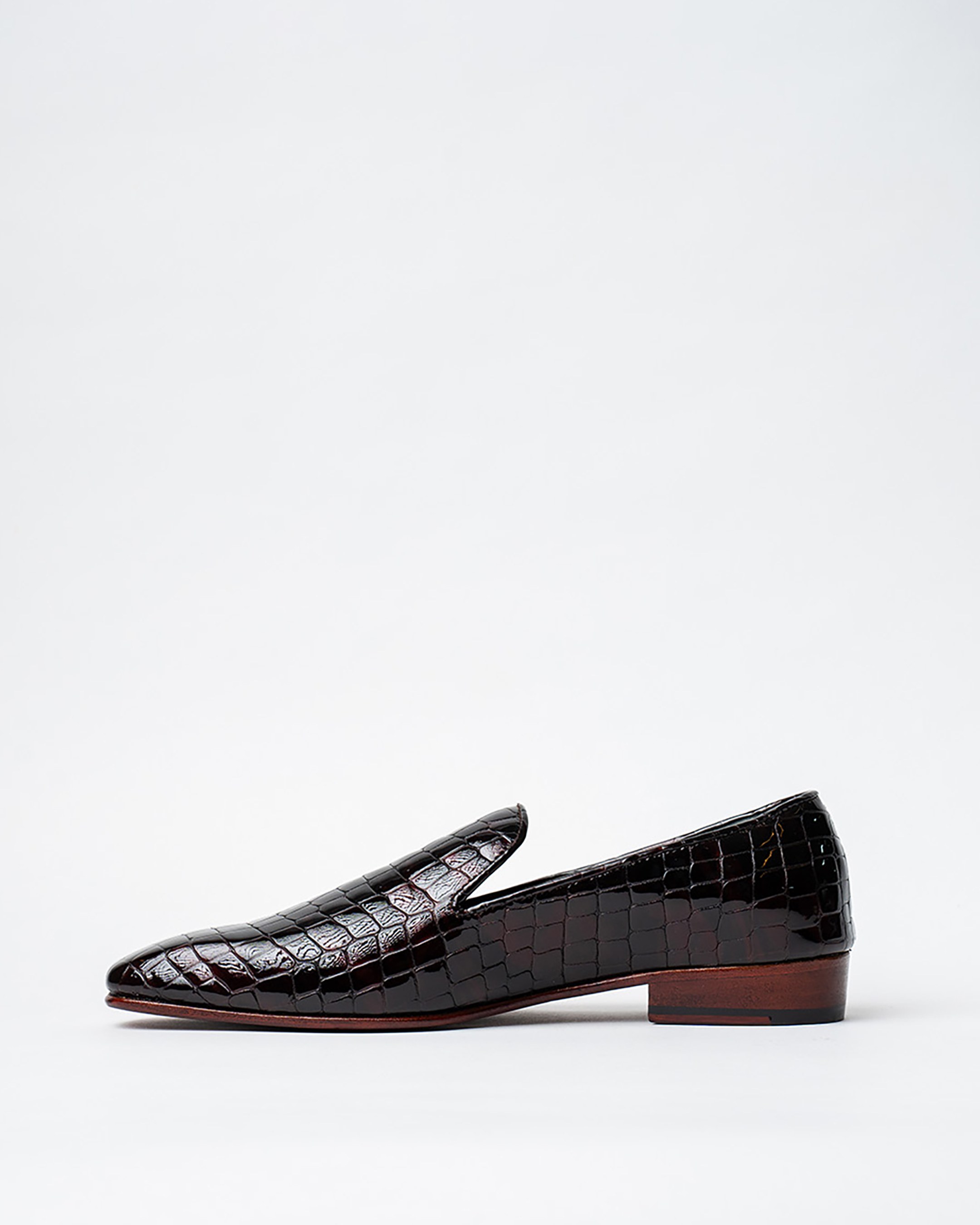 Evening Slip-ons With An Almond Toe,easy To Slide In Shoes