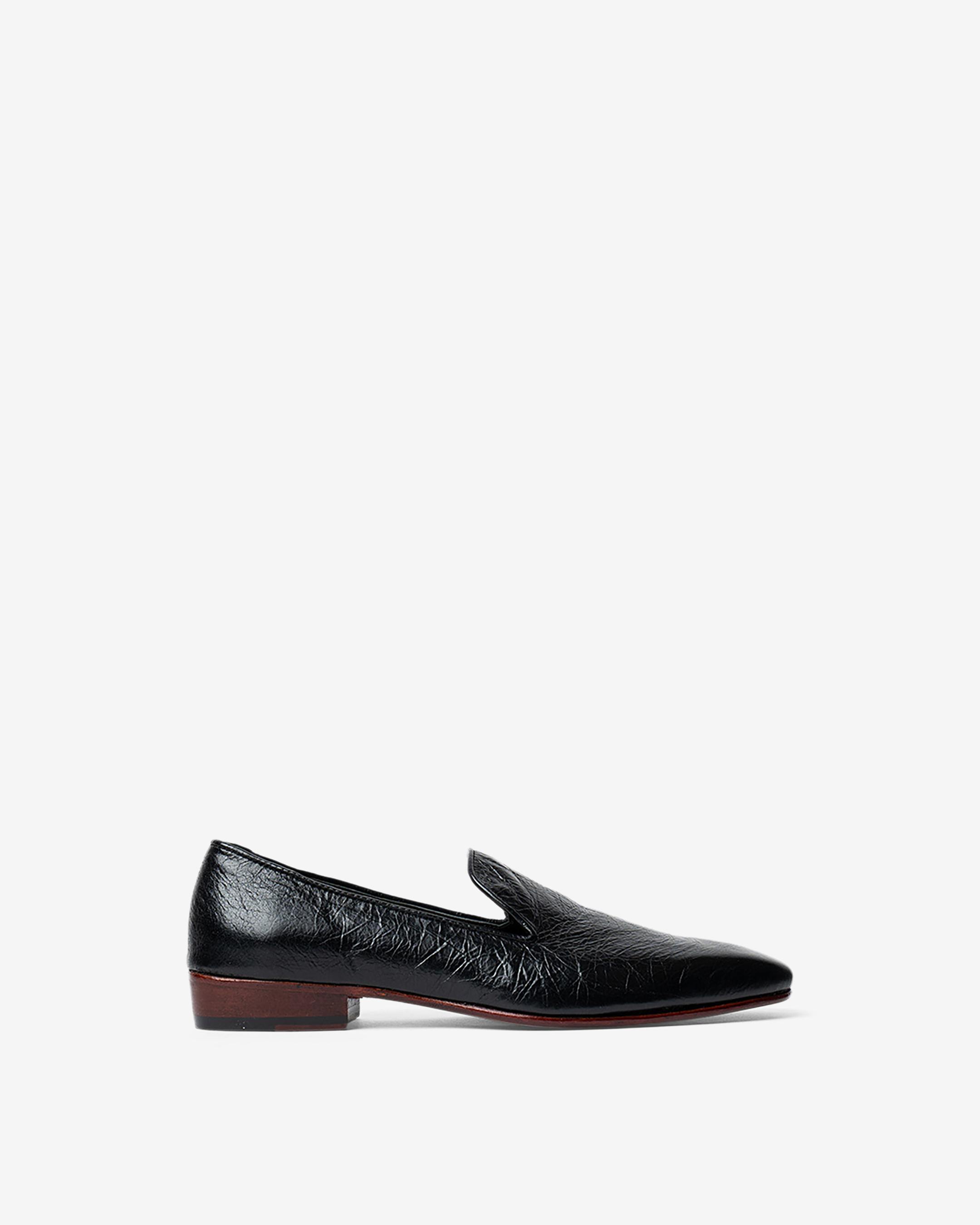 Evening Slip-ons With an Almond Toe,easy to Slide in Shoes