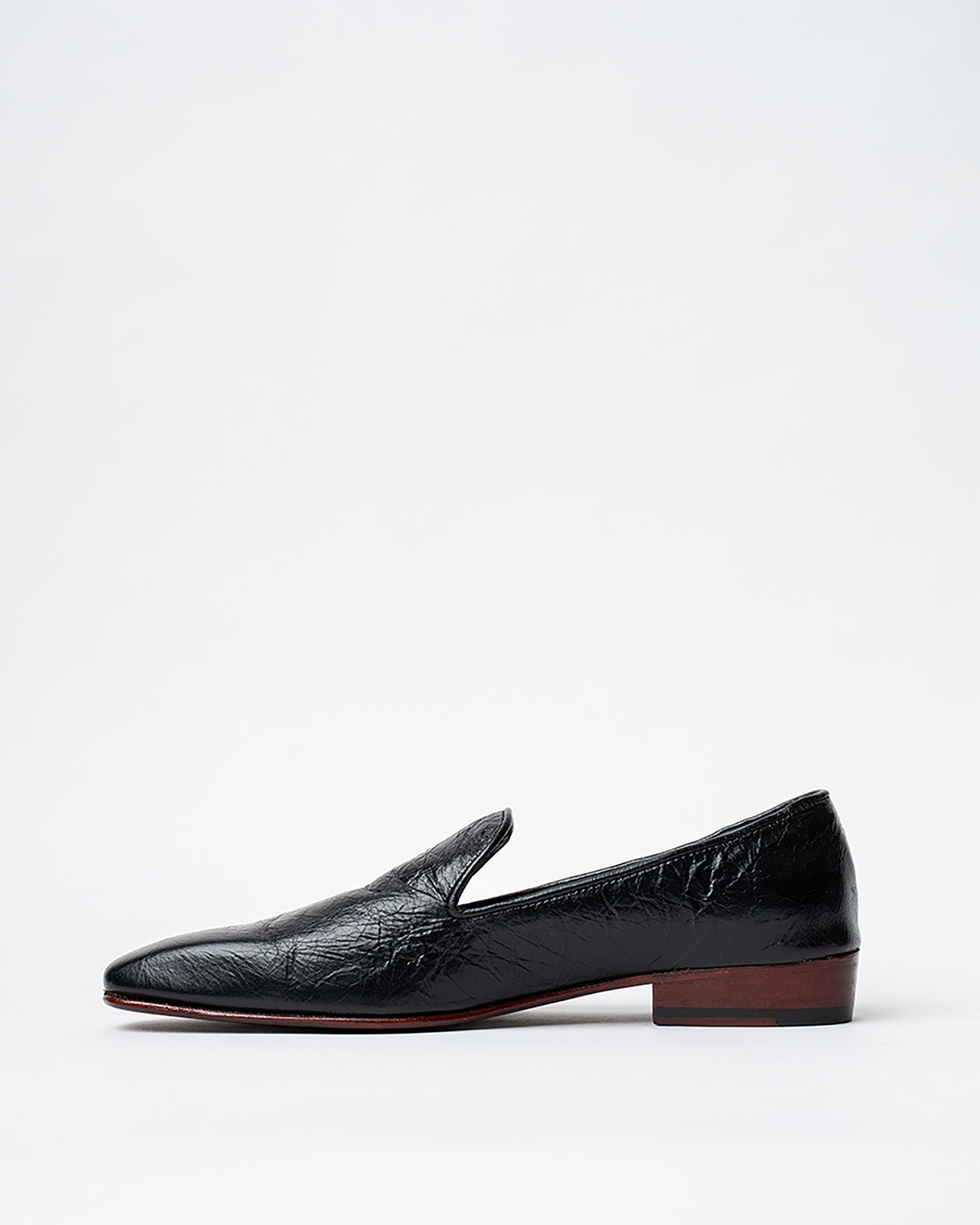 Evening Slip-ons With an Almond Toe,easy to Slide in Shoes