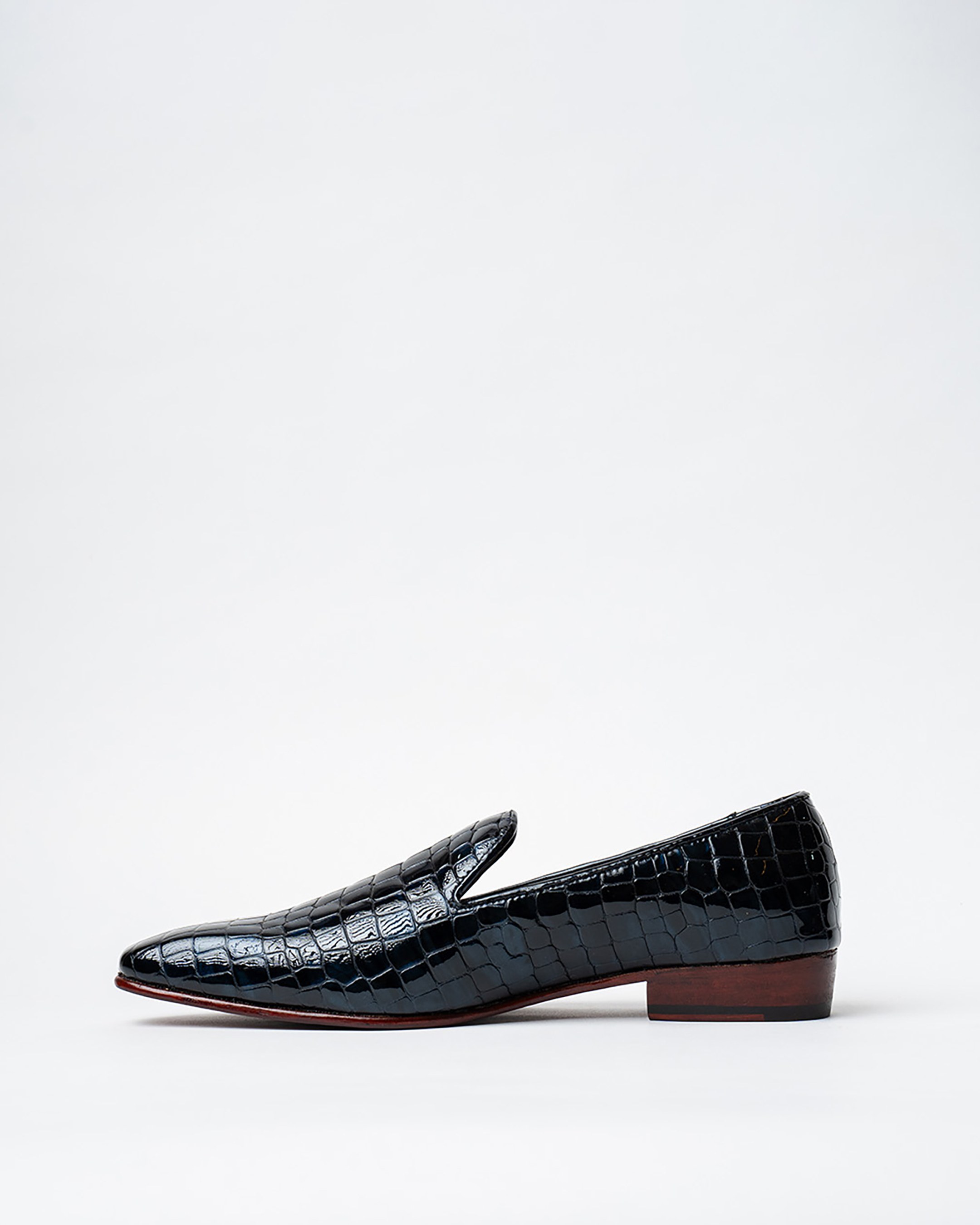 Evening Slip-ons With An Almond Toe,easy To Slide In Shoes