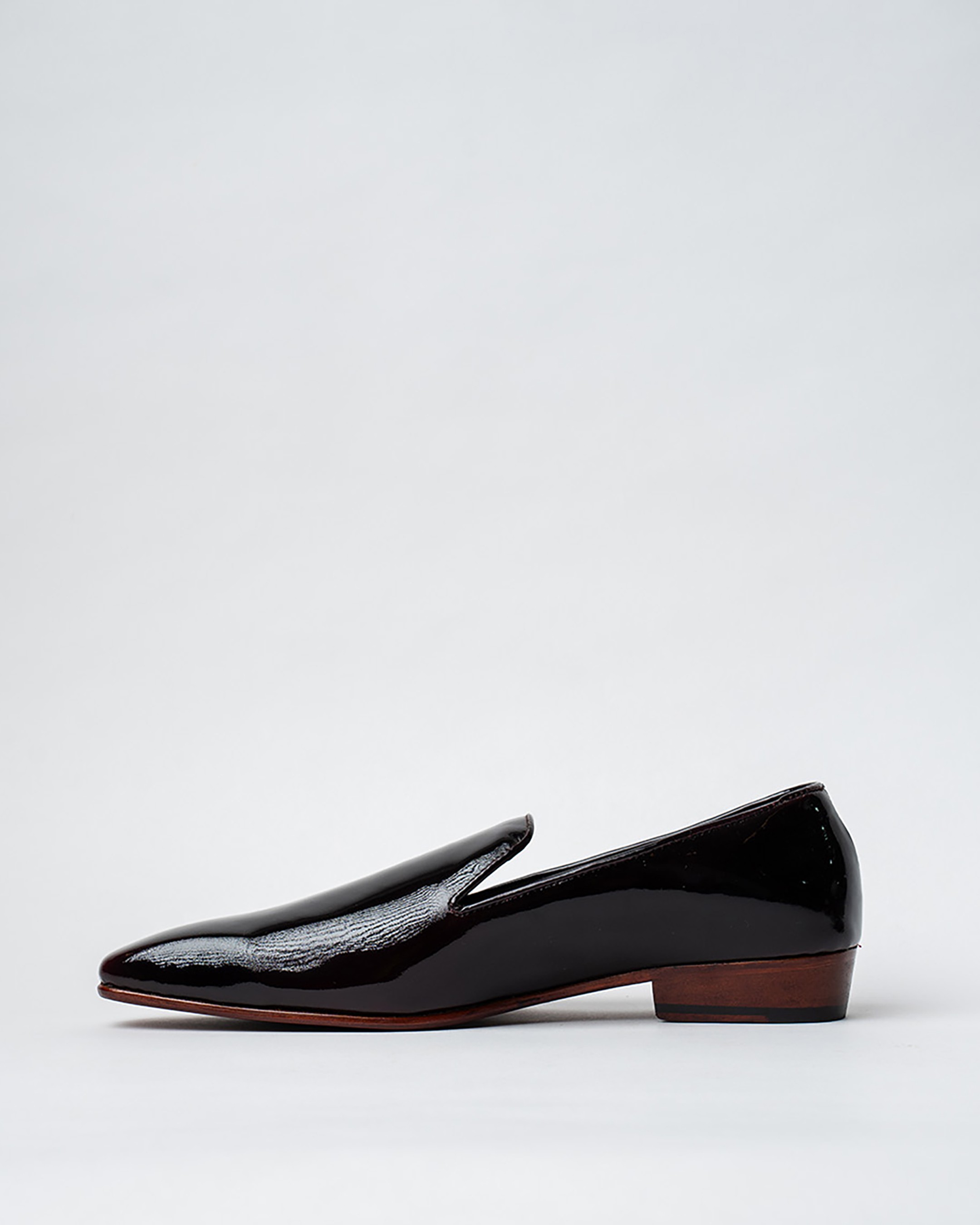Evening Slip-ons With an Almond Toe,easy to Slide in Shoes
