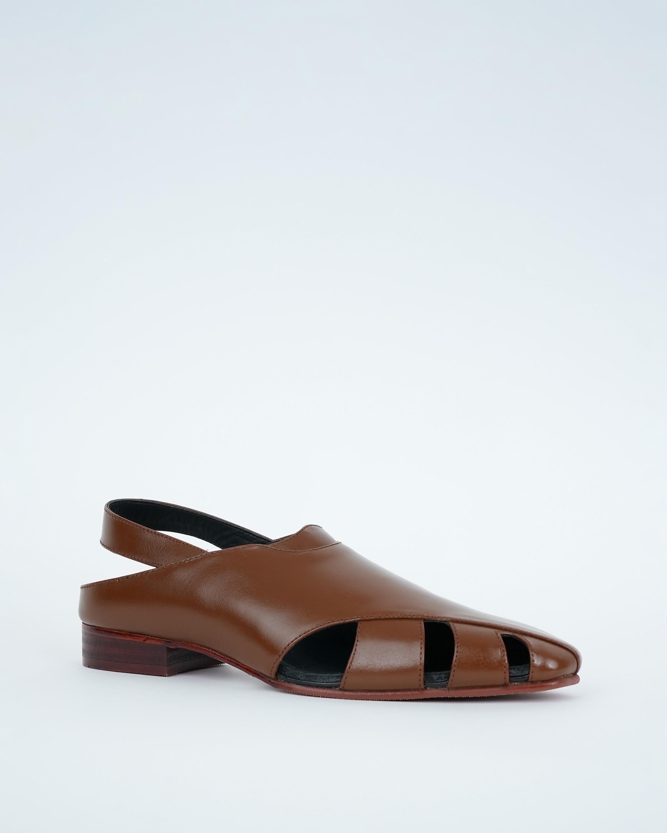 Classic Brown Cut Sandal