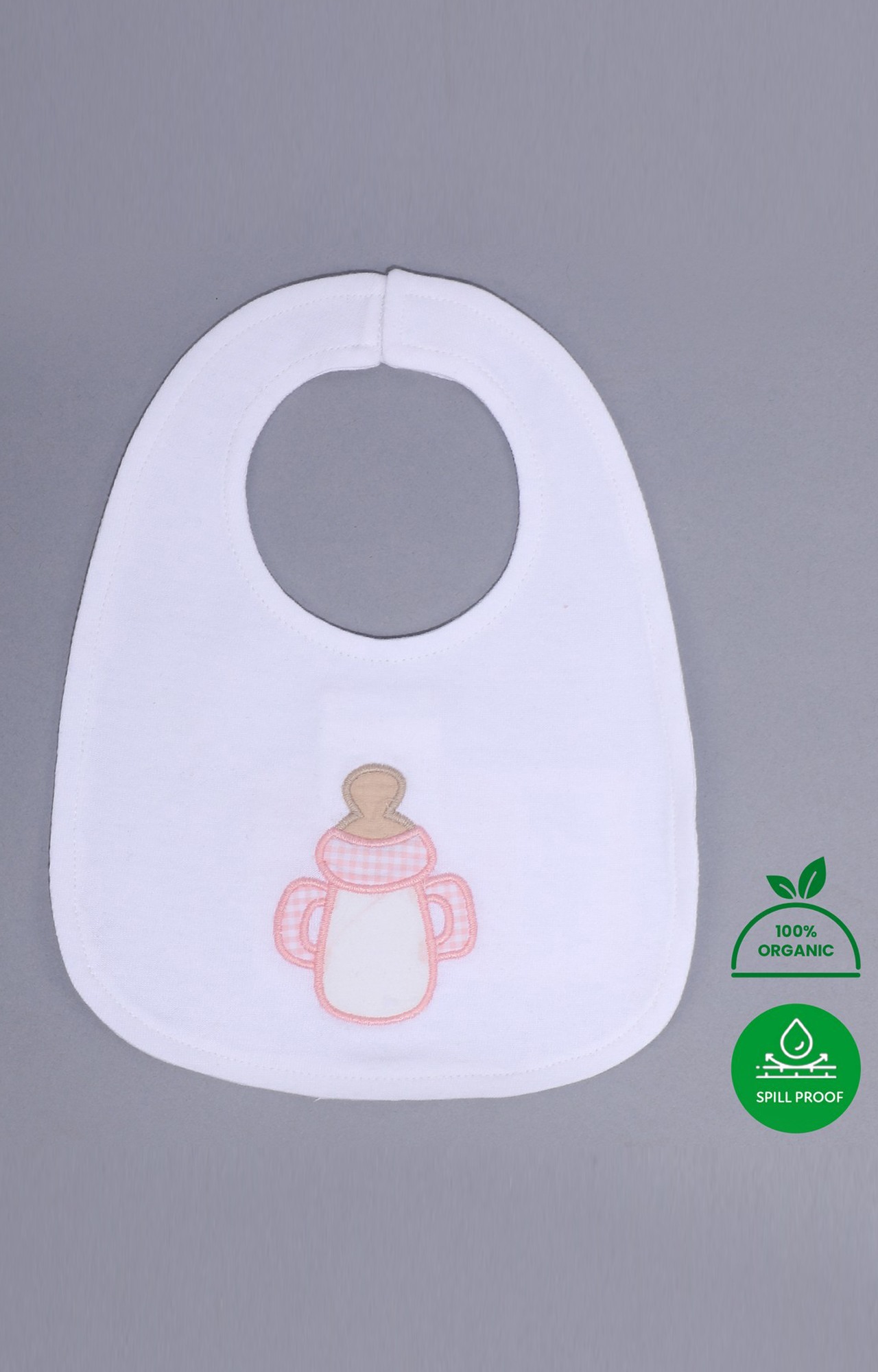 Printed Baby Feeding Bib With Spill-Proof Finish