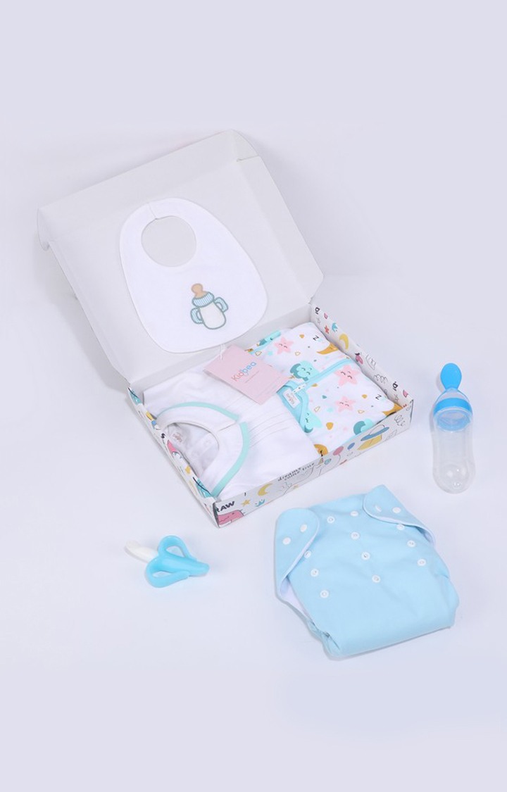 Kidbea | Organic Clothing Gift Sets For Baby Boys-Pack of 6 0