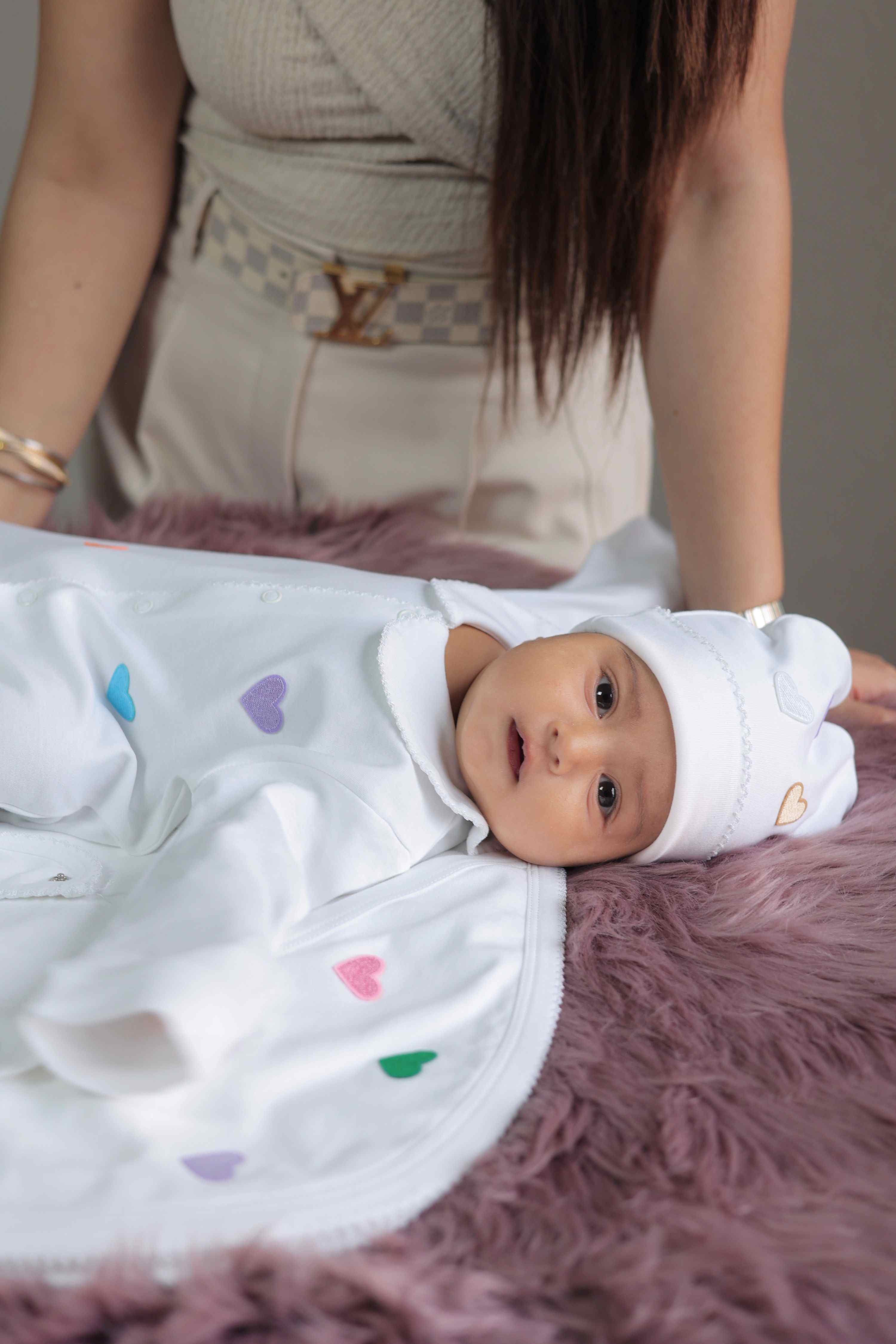 SnowDrop Love Romper Set