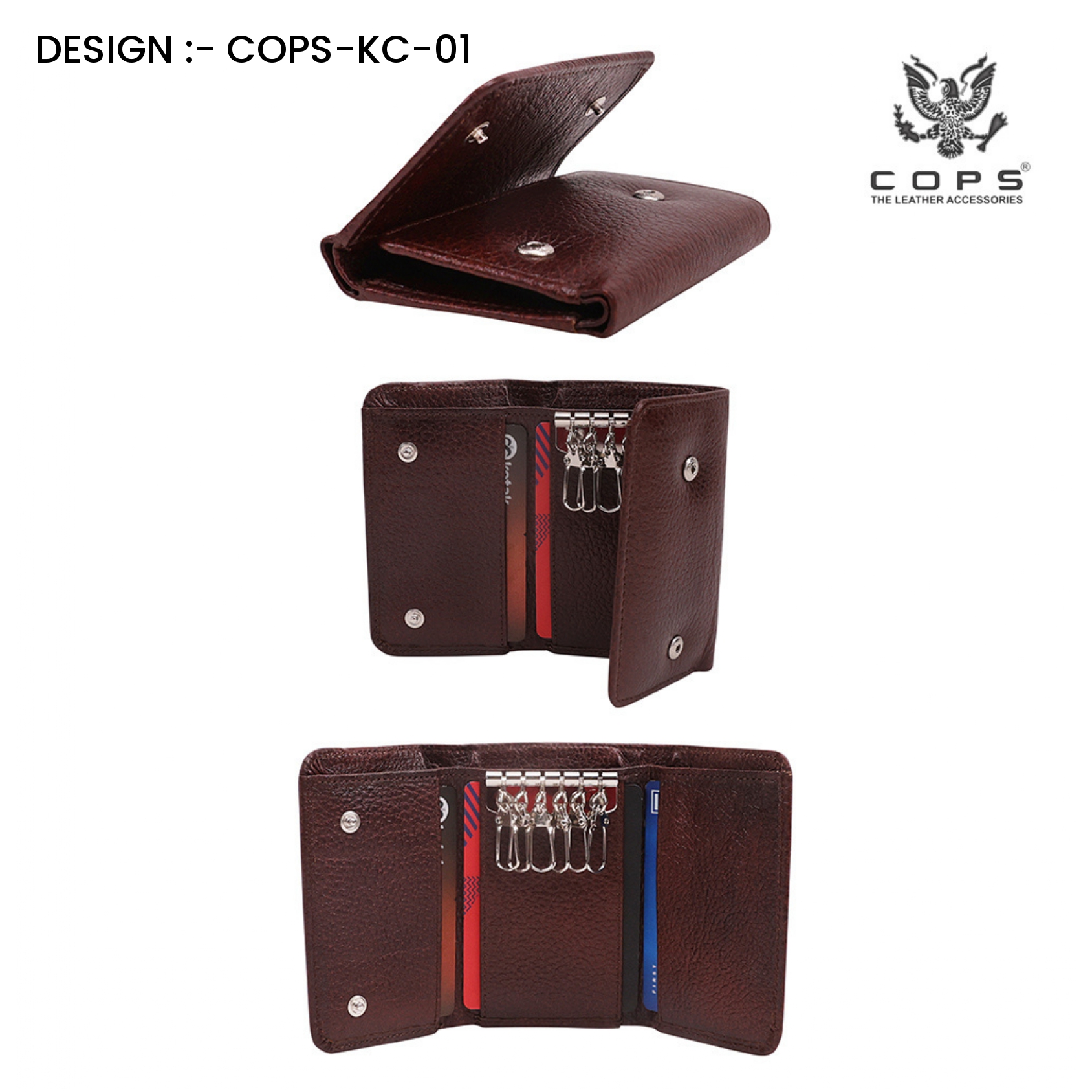 Men’s  Premium Touch Legacy Wallets - Leather Wallet by Cops