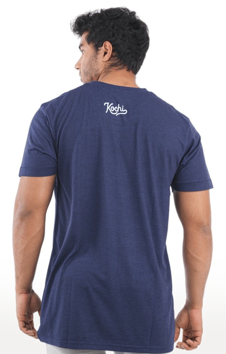 Unisex Kochi 1967 Kerala Tri-Blend T-Shirt in Navy