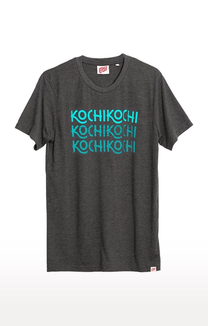 1947IND | Unisex Kochi x3 Tri-Blend T-Shirt in Charcoal