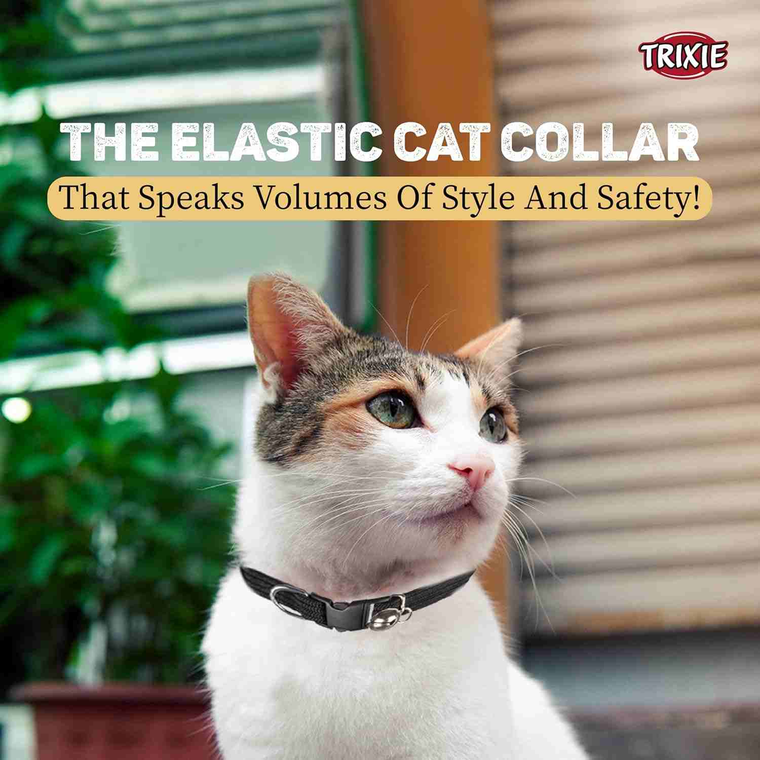 Trixie Elastic Cat Collar Various Colors One Size