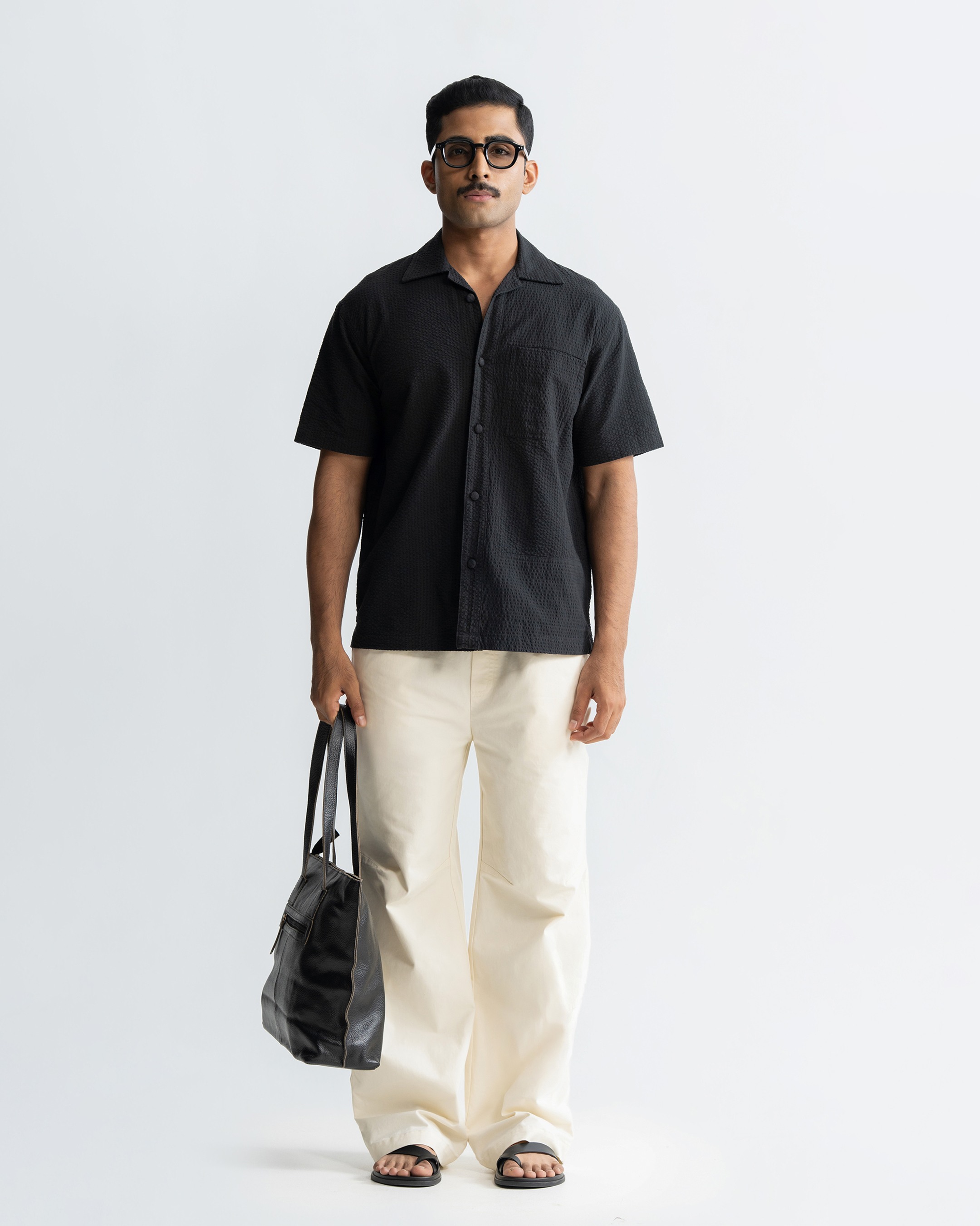 Knee Dart Cotton Pants