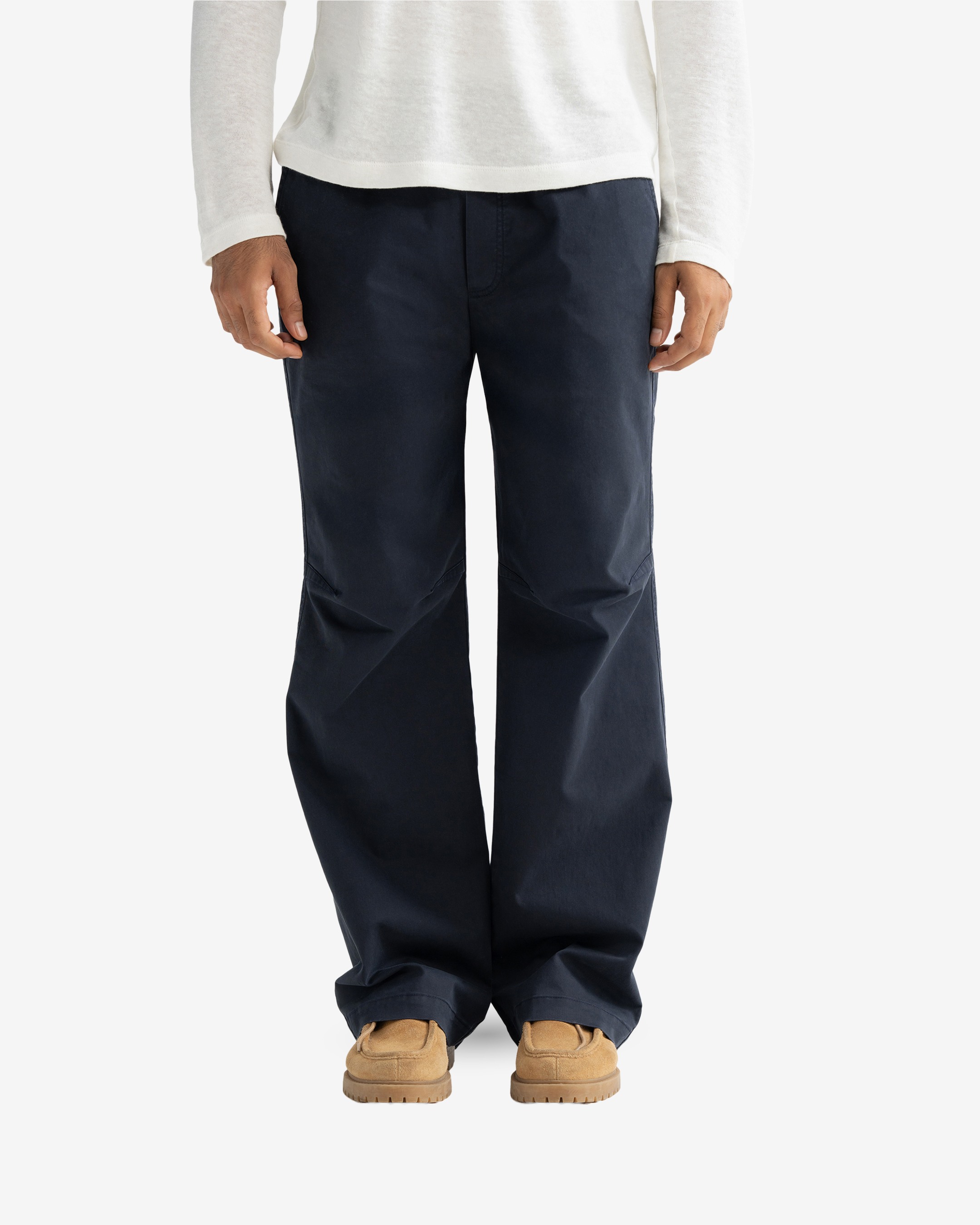 Knee Dart Cotton Pants