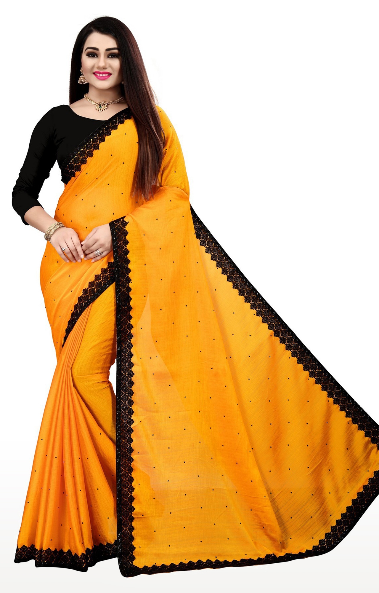 Buy Chiffon Stone Work Sarees Online for Women in USA