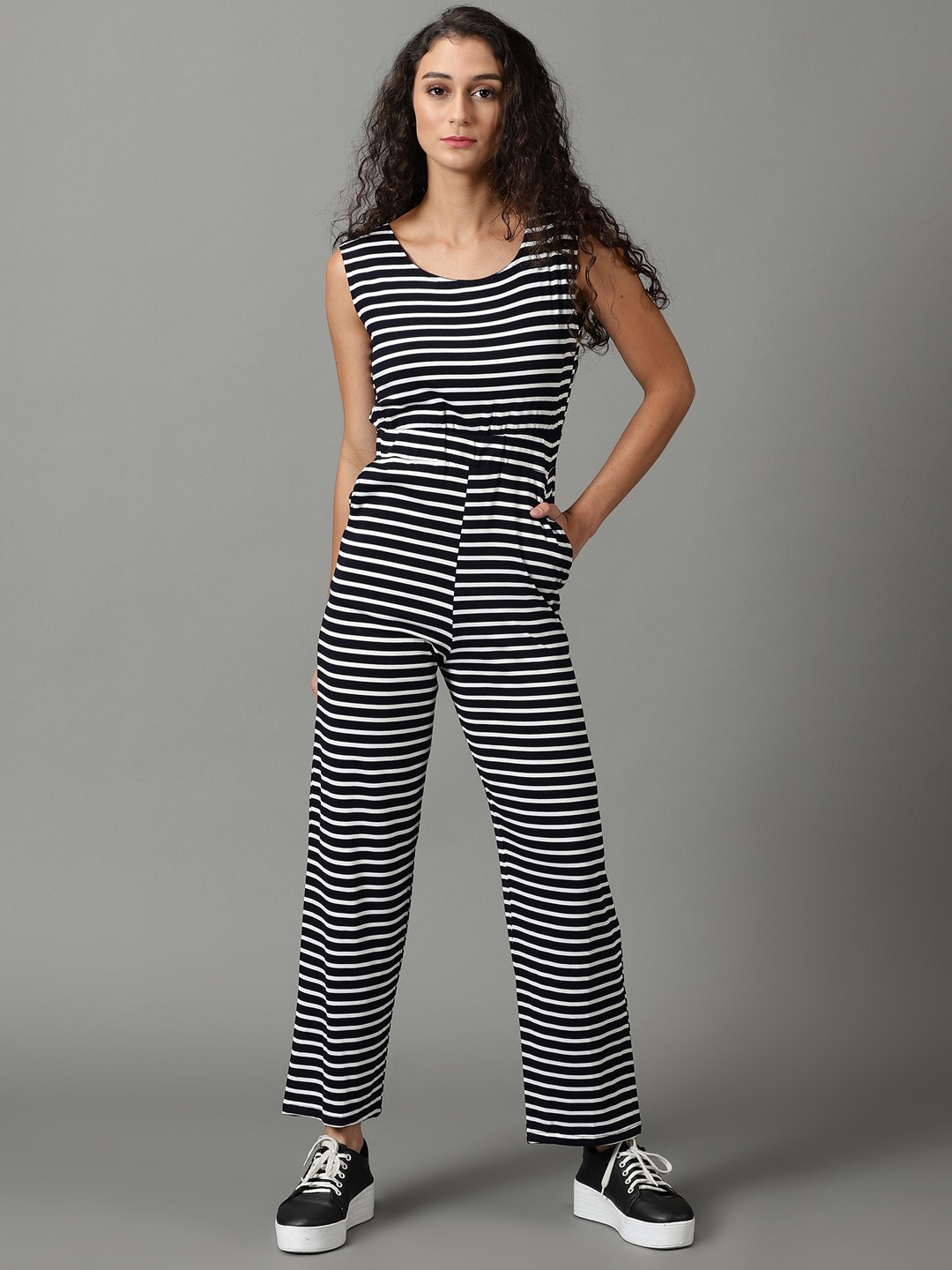Buy Realvarietysale Women Solid Dark Blue Jumpsuit Online  Get 59 Off