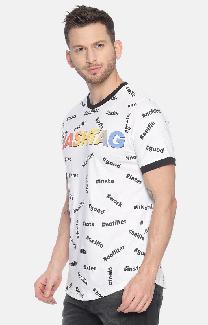 White Printed T-Shirts