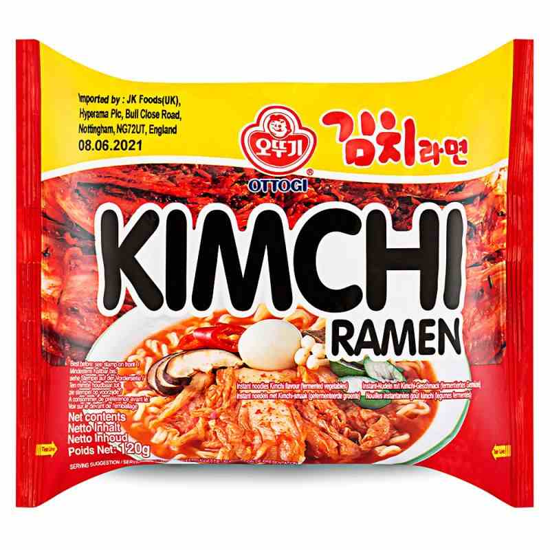 Kimchi Noodle 120g*5 Packets ( Ottogi, South Korea )
