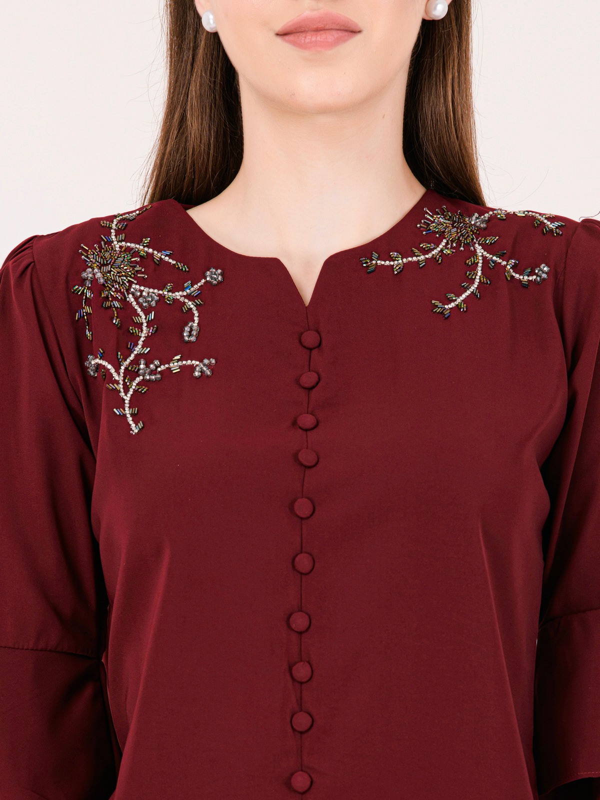 Albion Women Wine Smart Top