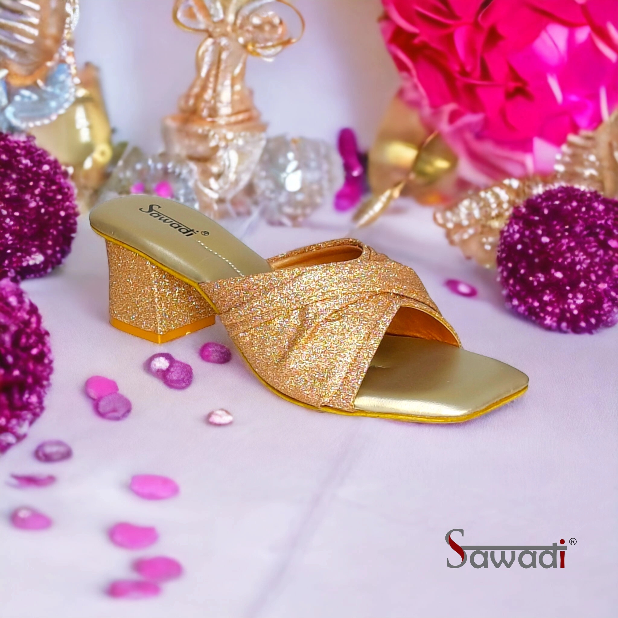 SAWADI | Women Pink Heels Sandal undefined