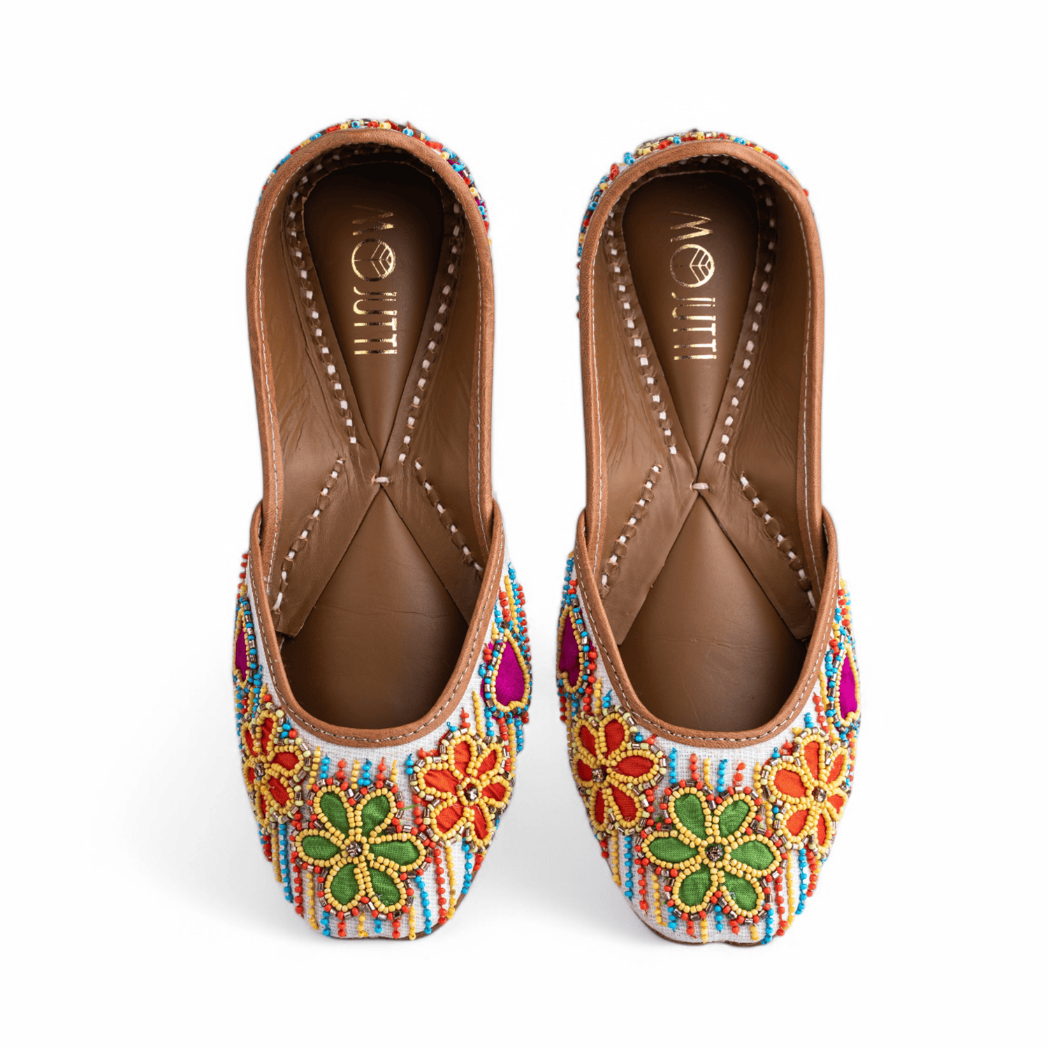 Women  Multicoloured Beaded Jutti