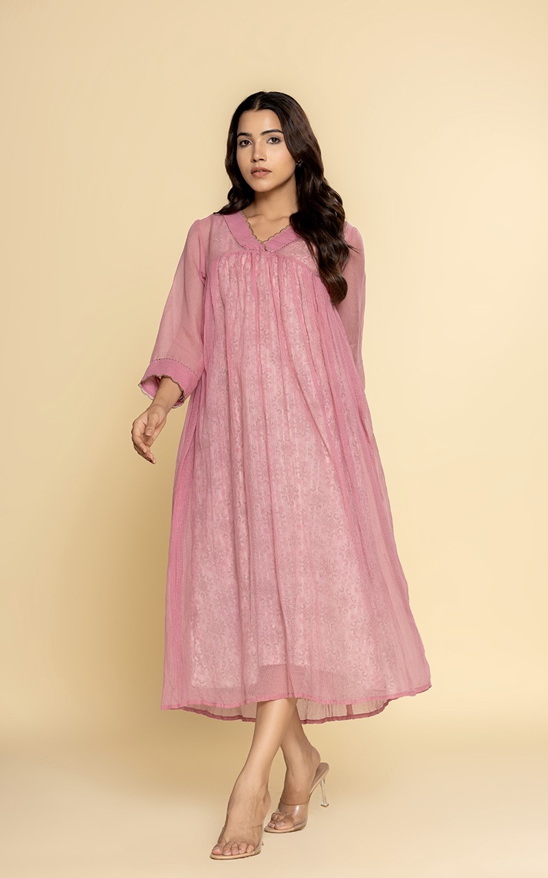 Kota doriya dress with a printed inner