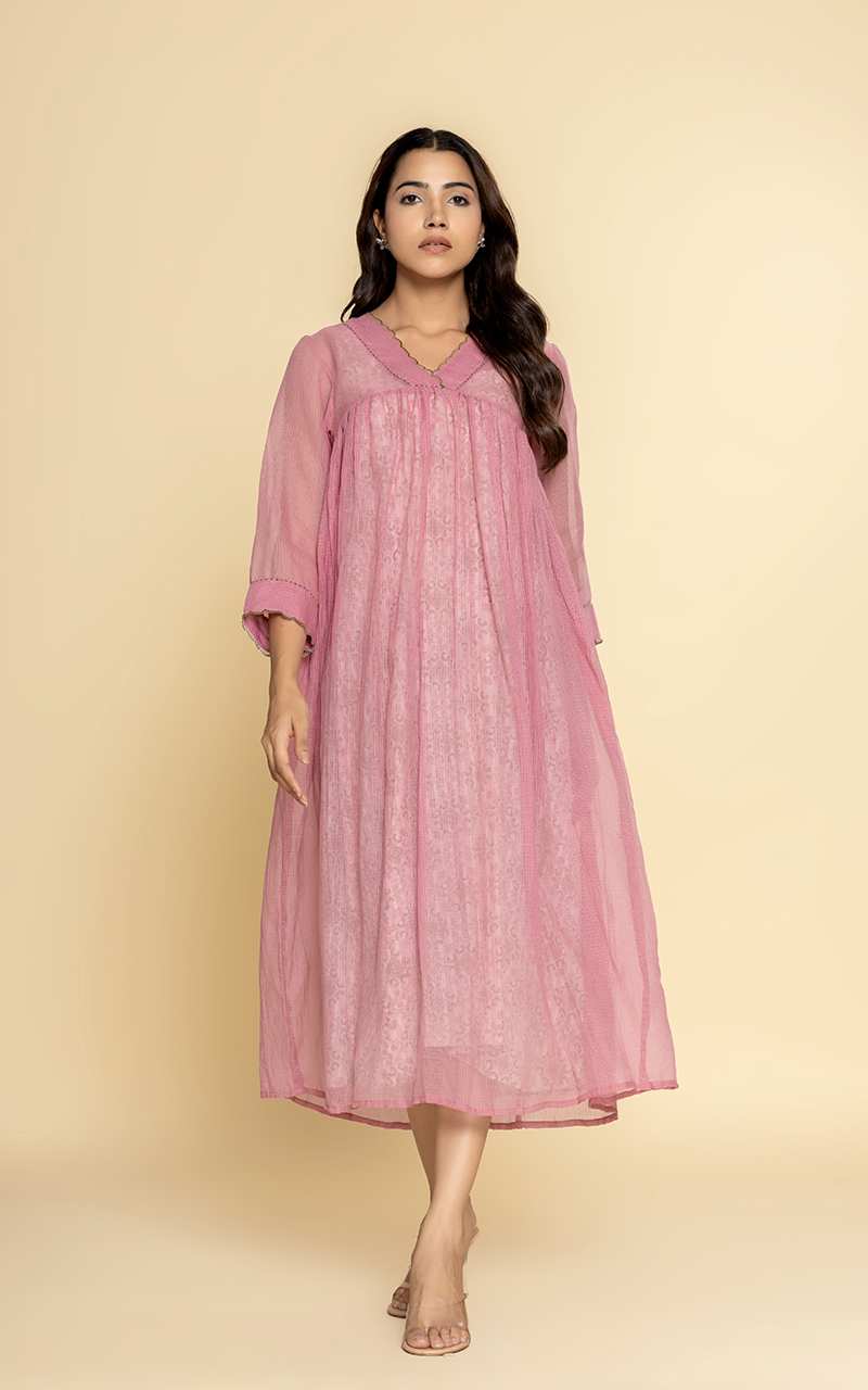 Kota doriya dress with a printed inner