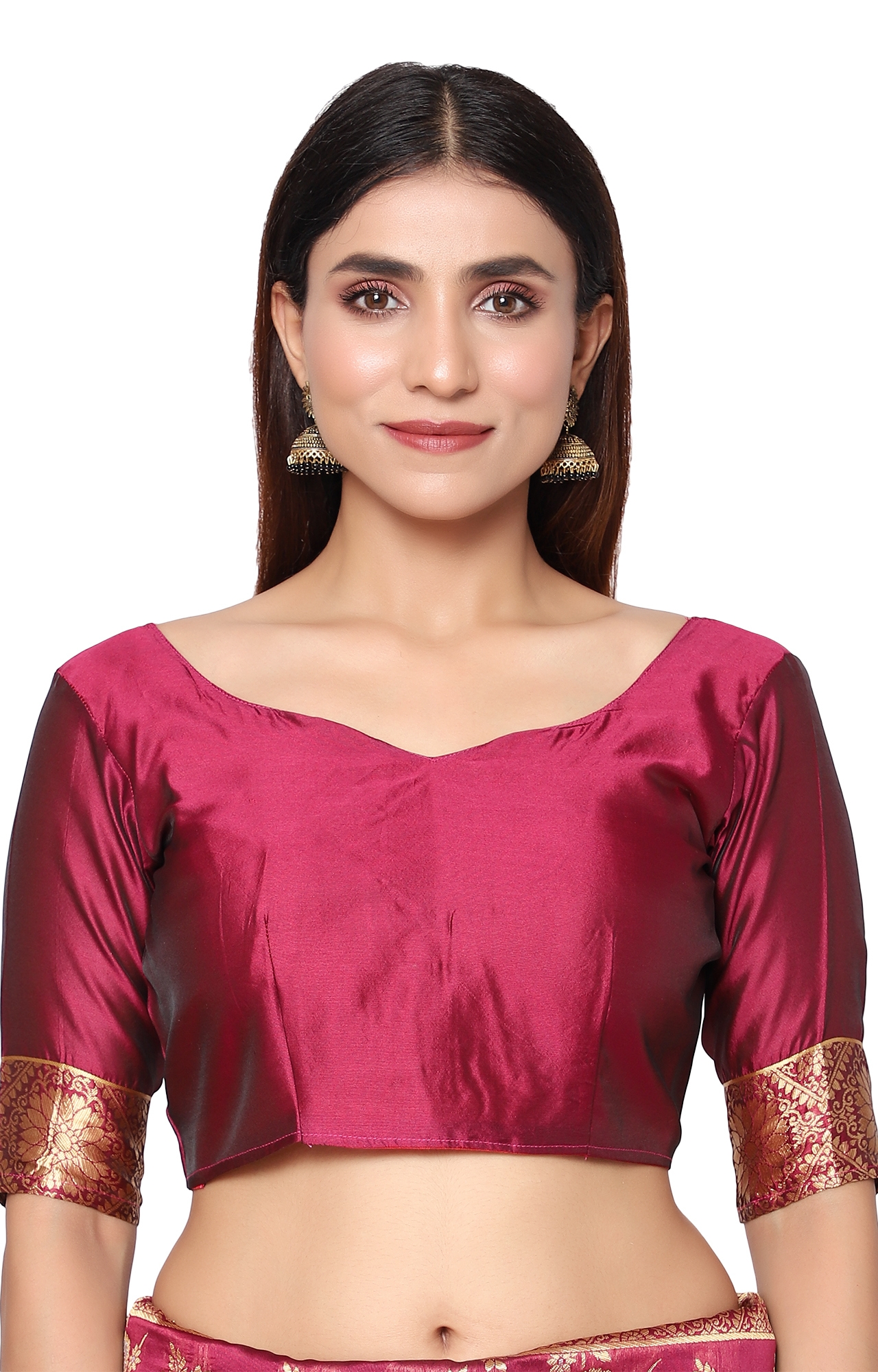 Glemora | Glemora Puple Fancy Ethnic Wear Silk Blend Banarasi Traditional Saree 3