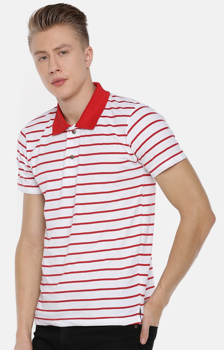 Kryptic | White Striped T-Shirts 2
