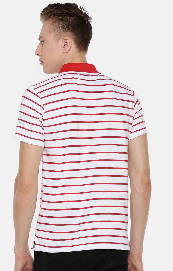 Kryptic | White Striped T-Shirts 3