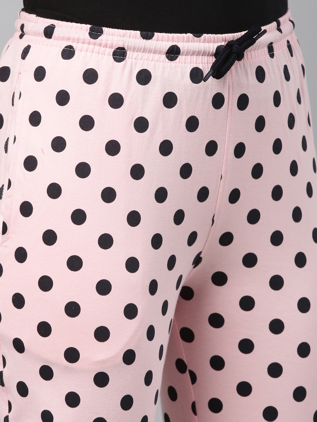 Kryptic | Kryptic Women's 100% Cotton Polka Dots Capri  5