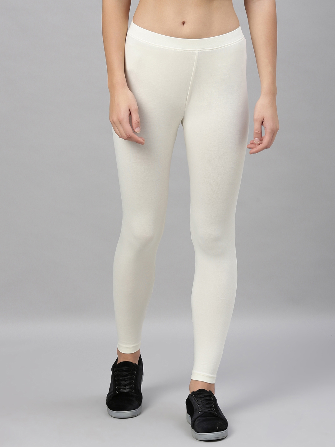 Kryptic | Kryptic Women's Cotton Stretch Solid Ankle Length Leggings 0
