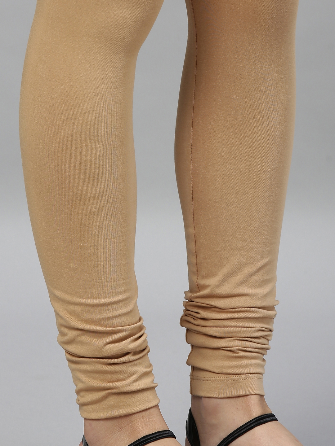 Kryptic | Kryptic Women's Cotton Stretch Solid Churidar Length Leggings 4