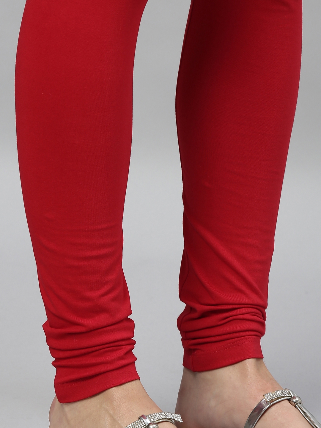 Kryptic Women's Cotton Stretch Solid Churidar Length Leggings