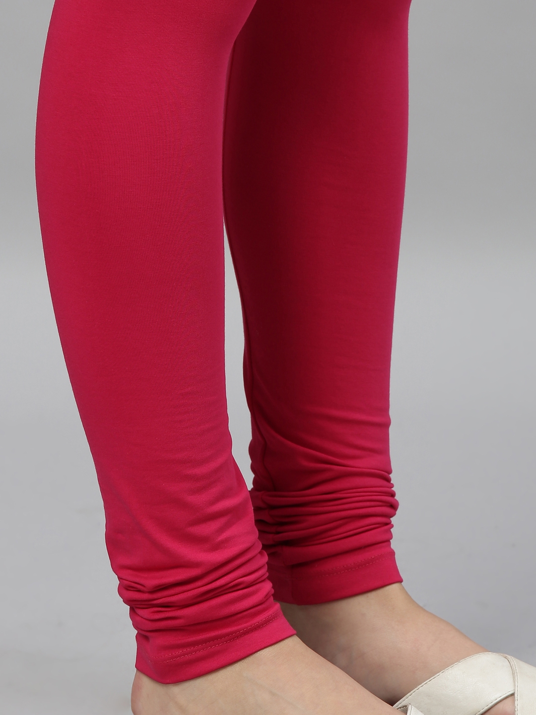 Kryptic | Kryptic Women's Cotton Stretch Solid Churidar Length Leggings 4