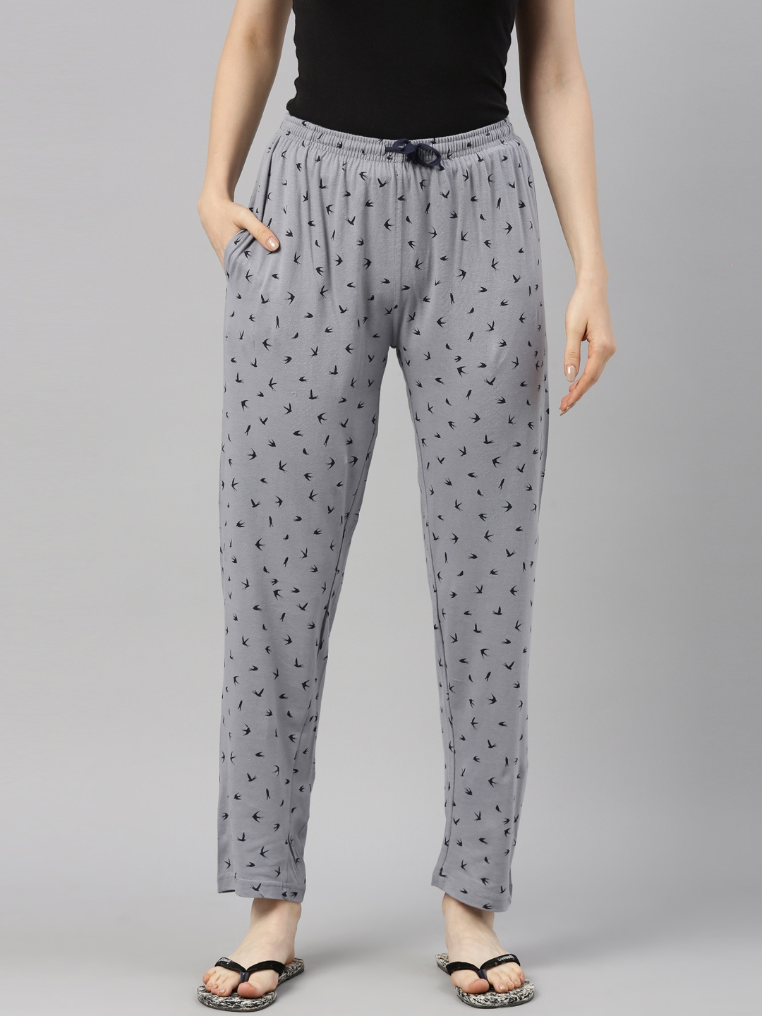 Buy CYZ Mens 100 Cotton Jersey Knit Pajama PantsLounge PantsGreymelangeS  at Amazonin