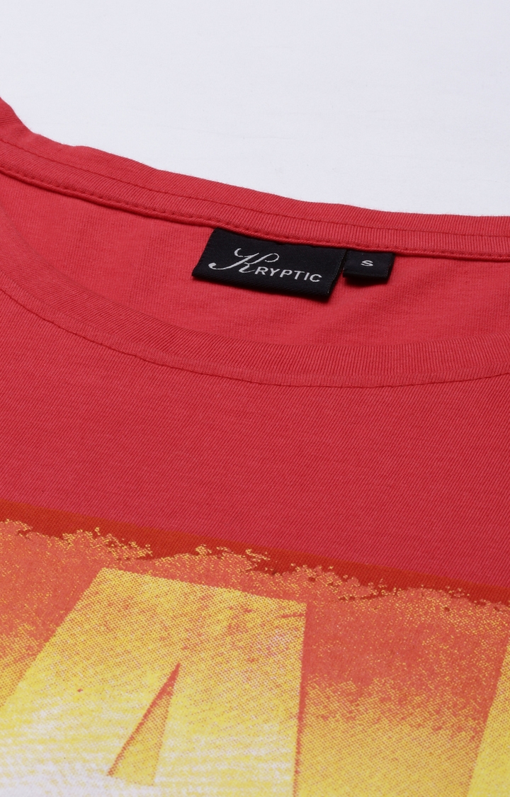 Kryptic | Pink & Anthra Melange Cotton T-Shirt and Pyjama Set 7
