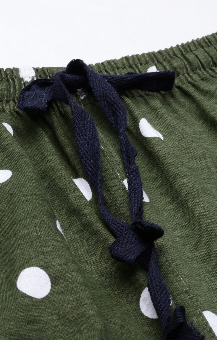 Kryptic | Mustard & Green Cotton T-Shirt and Pyjama Set 10